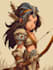 draw sketch 2d character design and concept art