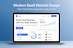 craft conversion focused saas web app, dashboard in figma
