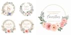 do custom wedding monogram luxury wedding logo design