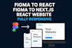 convert figma to react responsive website