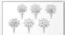 make fine line flower bouquet designs