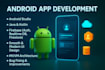 develop custom android apps using java, kotlin, and firebase
