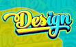 typography logo, modern text lettering