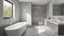 do kitchen and bathroom interior design and 3d rendering