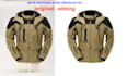 perform flat mannequin, and neck joint editing for clothing