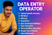 do data entry work