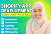create shopify public app, shopify developer and shopify custom app
