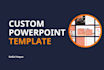 create a functional powerpoint template on master slides
