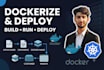 deploy your application with docker, docker compose and k8s