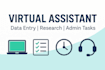 data entry research and admin tasks
