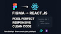 convert figma to react js with tailwind CSS responsive UI