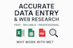 reliable data entry services