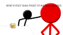 make an awesome fight scene funny stickman animation acting