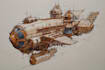 do a sci fi art, fantasy sci fi character art