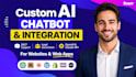 build a custom ai chatbot for your website using openai API or claude