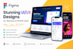 do figma design, figma website UI UX design, and mobile app UI design