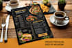 design menu boards digital tv for restaurant