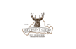 design deer hunting club logo