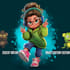 draw cute cartoon character, mascot, stickers