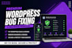 fix wordpress errors, bugs, or malware removal issues