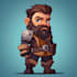 draw 2d game character illustration