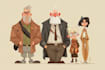 design awesome comic and cartoon style characters