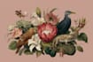 draw an animal and botanical illustration