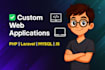 build complex PHP, bootstrap, mysql web applications with ai features