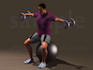 make 3d animations for body exercise