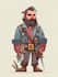draw 2d game character illustration