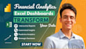 create excel dashboard and excel data visualization