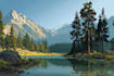 draw a natural landscape and background illustration