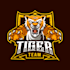 create gorgeous artwork to create antique tiger logo