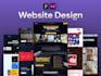 redesign page to a modern website design in figma or xd