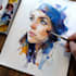draw outstanding watercolor portrait