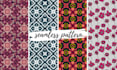 create unique seamless hand drawn digital patterns