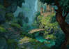 draw  fantasy landscapes and scenery art