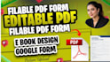 create fillable PDF form or convert to fillable pdf document