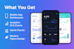 design modern mobile app dashboards analytics UI UX  admin panels in figma