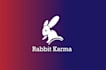 do good looking rabbit mascot logo with free source file