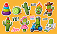 exquisite and cute doodles, sticker illustrations