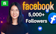 gain 5000 facebook followers fast, organically