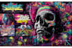 create graffiti pop art canvas designs and murals