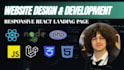build a responsive react landing page for your business