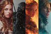 design fantasy, romance and sci fi book covers