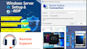 setup, secure and manage windows server, active directory, and rdp remotely