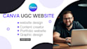 build canva website design, canva landing page, canva ebook and templates
