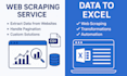 do python data scraping, web scraping
