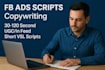 write fb ad ugc and in feed vsl scripts