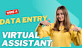 data entry virtual assistant canva virtual assistant